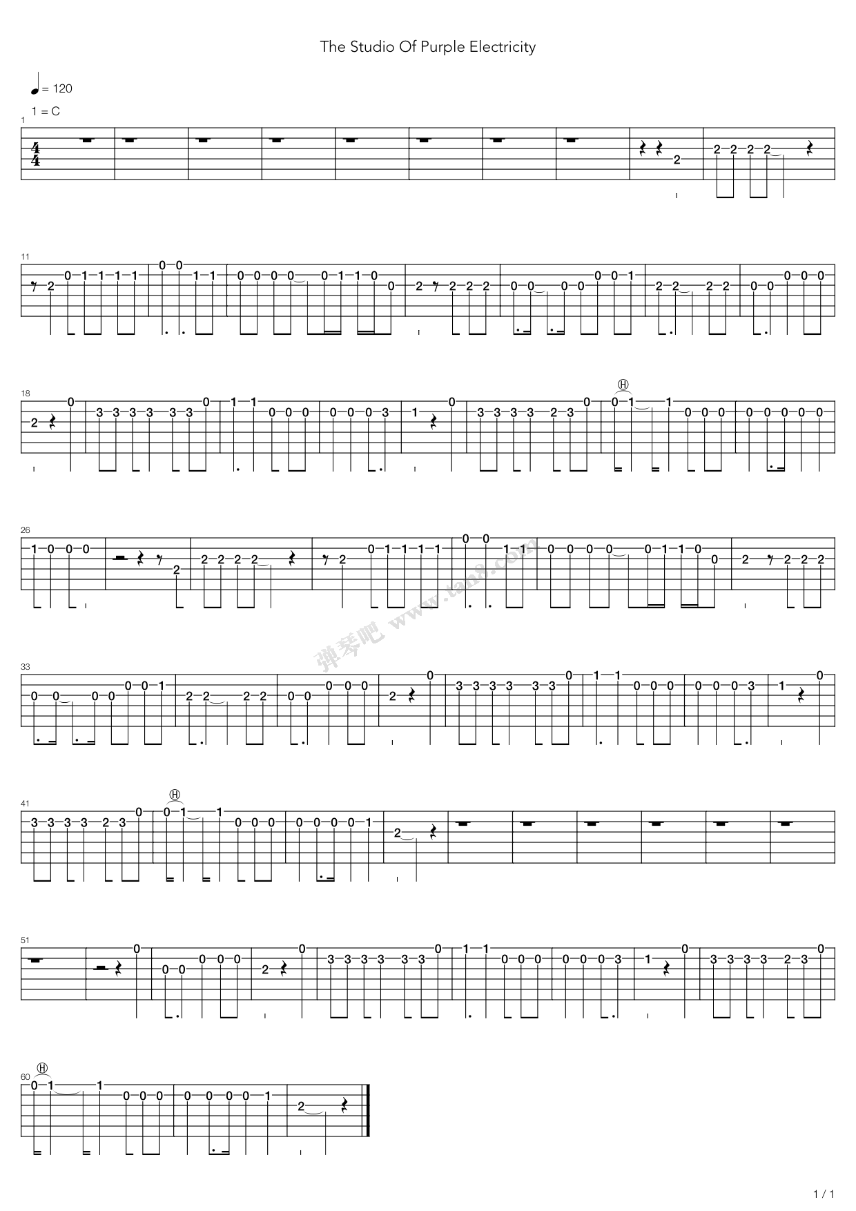 《寂寞是因为思念谁》,景岗山(六线谱 调六线吉他谱-虫虫吉他谱免费下载