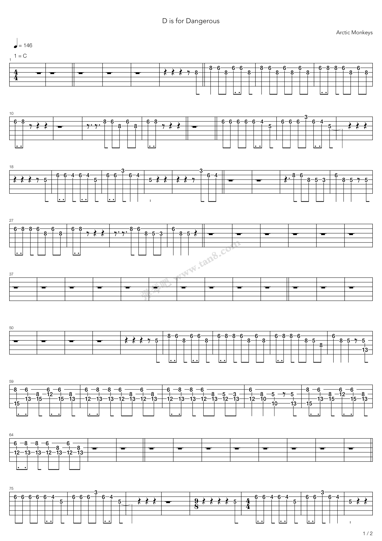 >>《d is for dangerous》,arctic monkeys