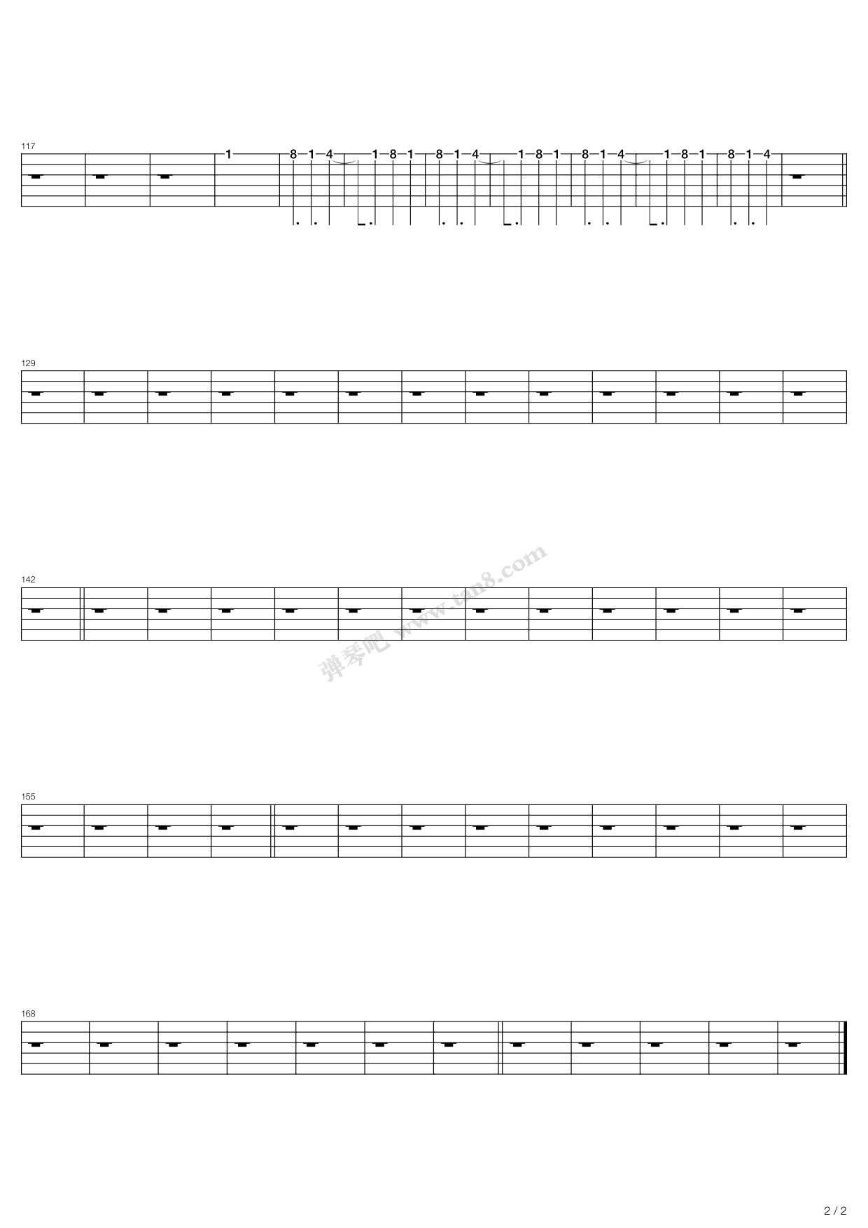 one ok rock吉他谱,werock吉他谱 《ending story》,one ok rock( 调六线吉他谱-虫虫谱