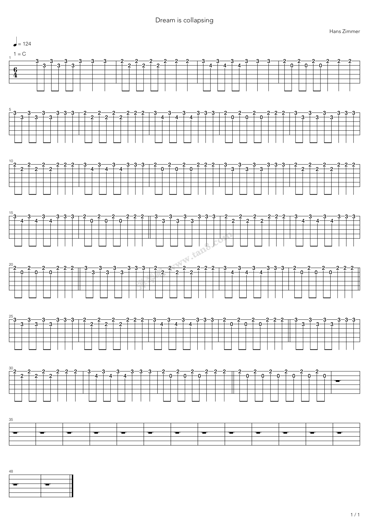 >> >> hans zimmer >>dream is collapsing