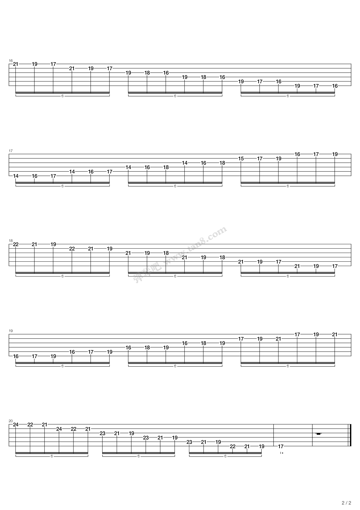 《每天必练的练习(2) - 12个自然大调音阶的练