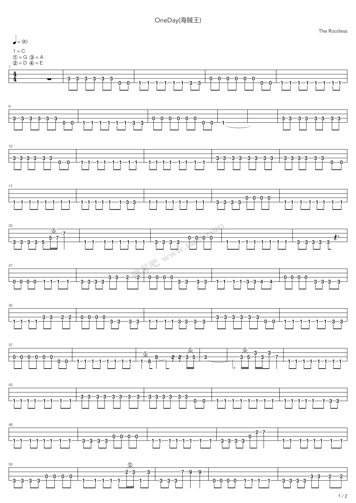 >> >> the rootless >>one piece(海贼王) - one day