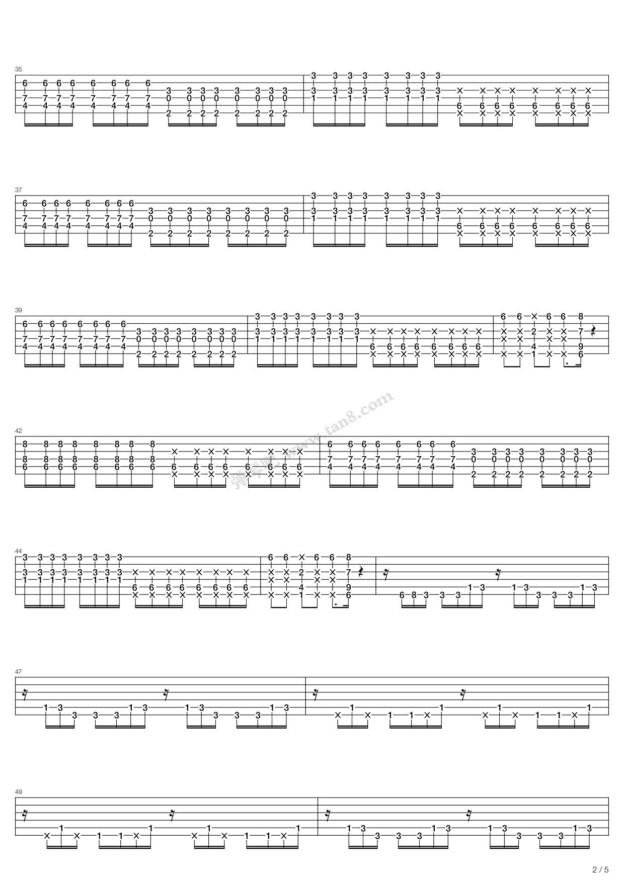 《新世纪福音战士(eva) - 残酷的天使纲领》,动漫游戏(六线谱 吉他谱