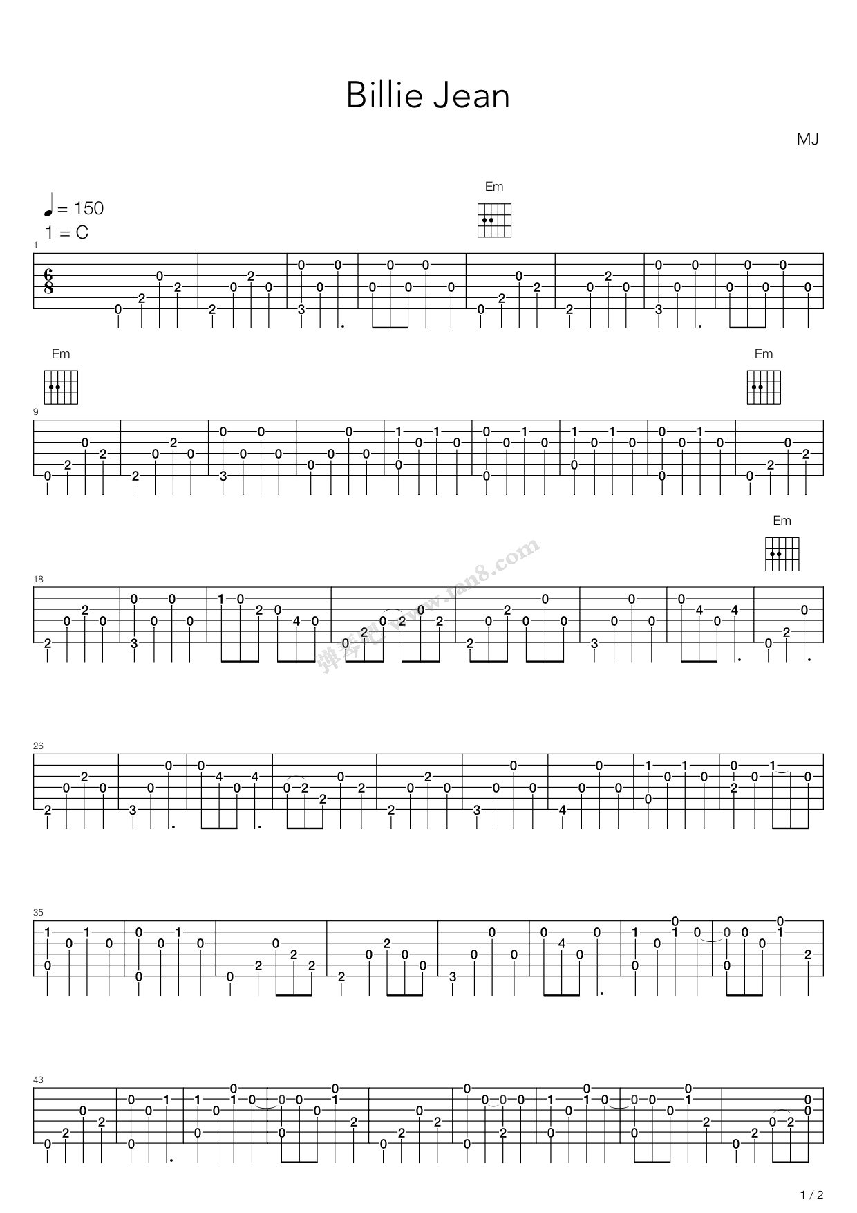 孤枕难眠吉他谱,D调六线谱歌曲,D调简单指弹教学简谱,2张六线谱图片 - 指弹简谱 - 吴京吉它谱