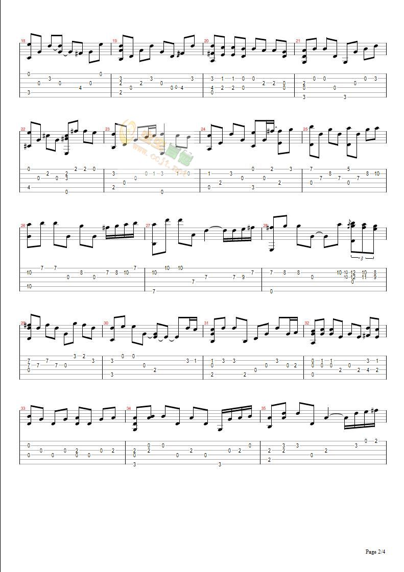 Kiss the rain 吉他谱-弹唱谱---虫虫吉他