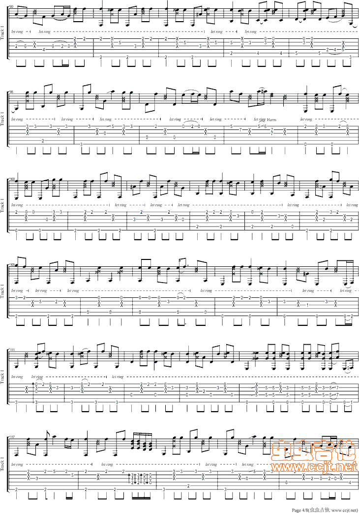 吉他谱 第4页