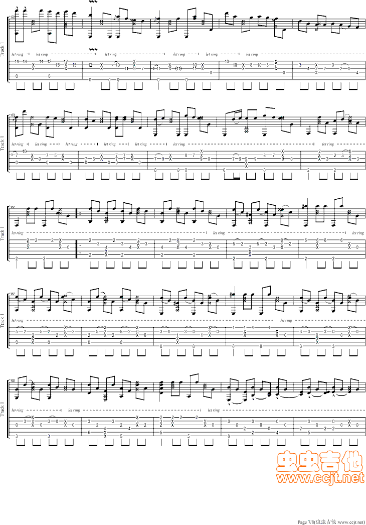吉他谱 第7页