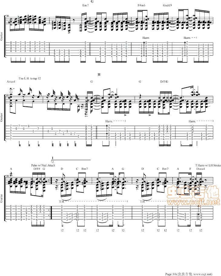 wings you are the hero吉他谱--d调-虫虫吉他