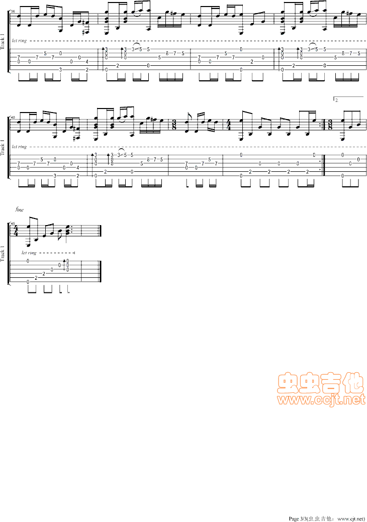 梦中的婚礼吉他谱--g调-虫虫吉他