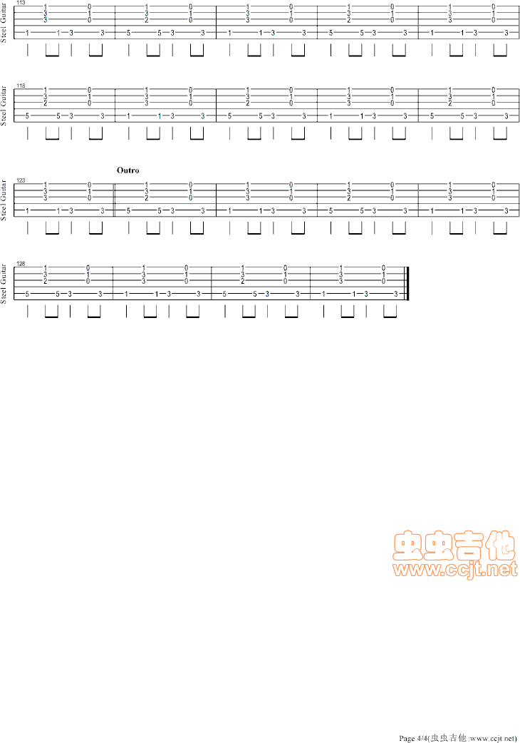 somebody that i used to know吉他谱-弹唱谱-多调-虫虫吉他