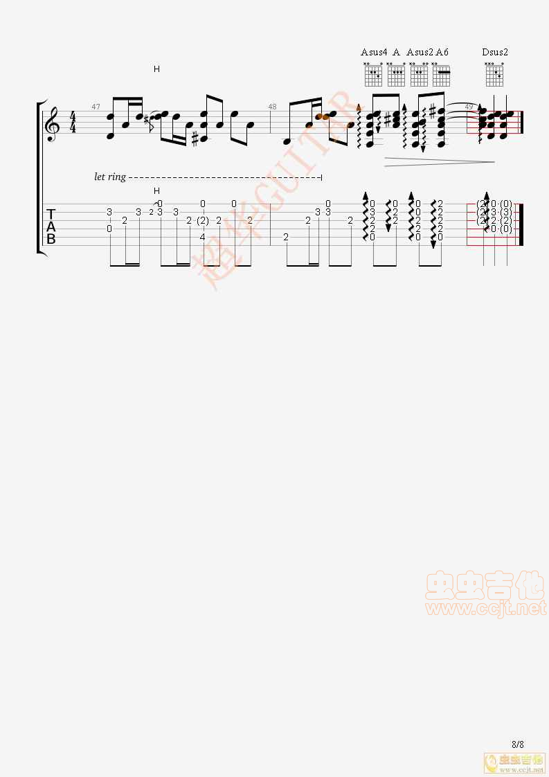 以后要做的事吉他谱-弹唱谱-d调-虫虫吉他