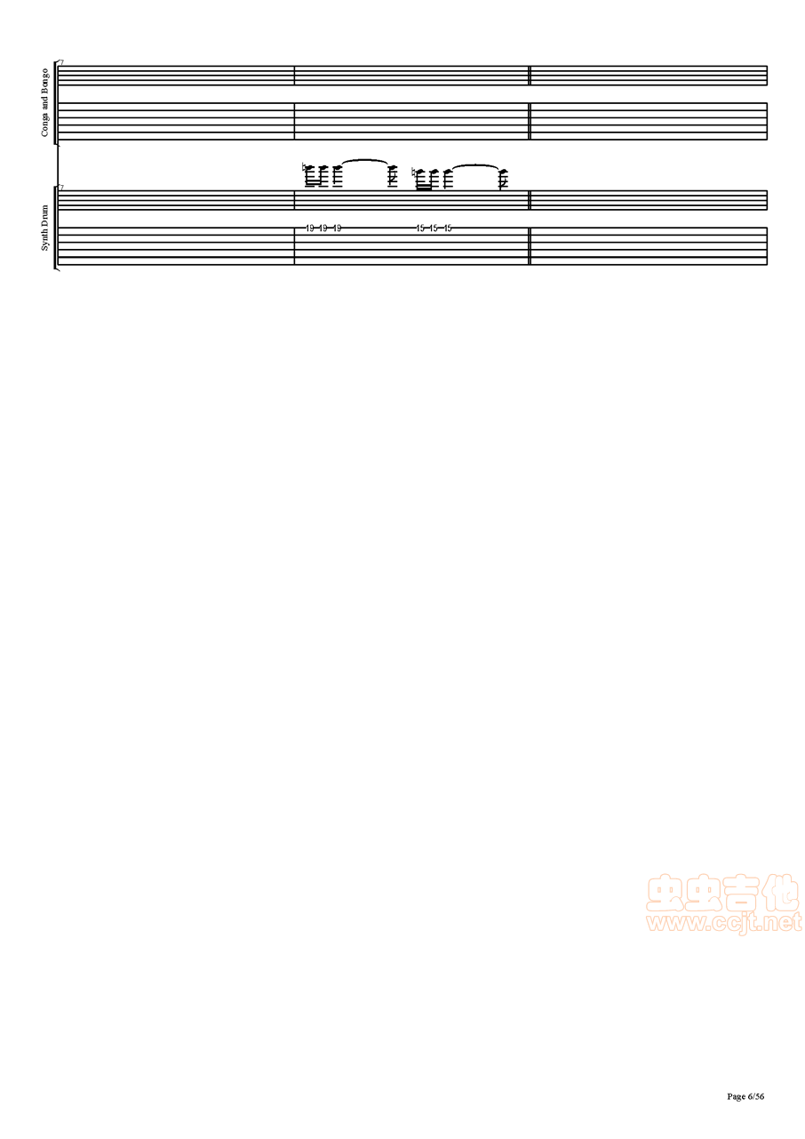 西游记序曲吉他谱-总谱-c#/db-虫虫吉他