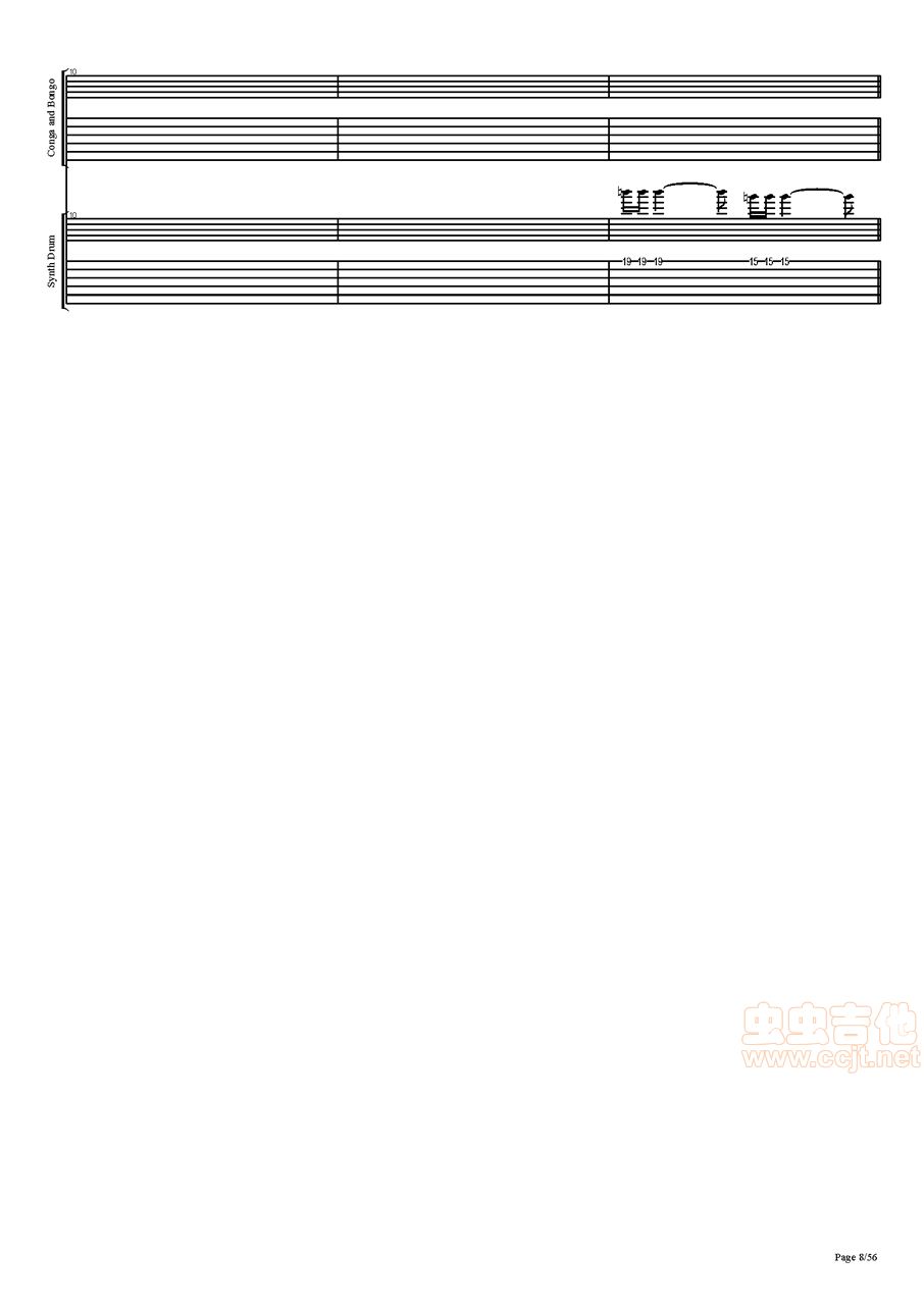 西游记序曲吉他谱-总谱-c#/db-虫虫吉他