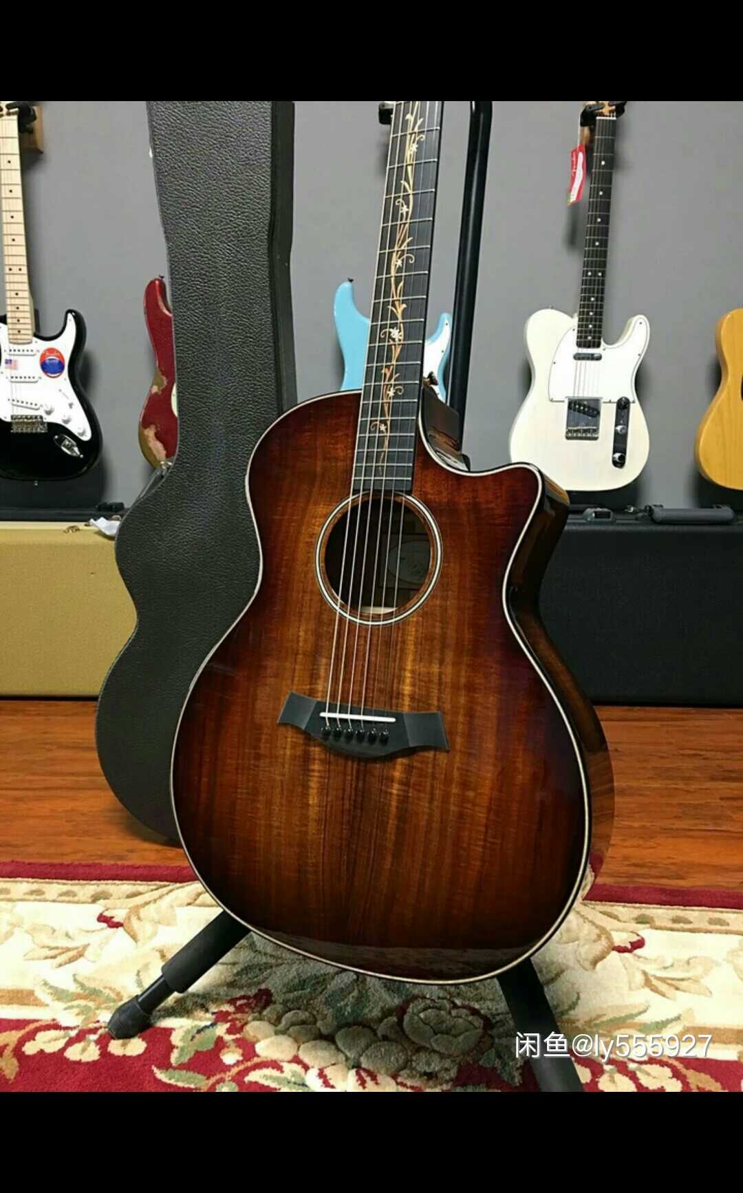 泰勒taylork24ce全单电箱木吉他