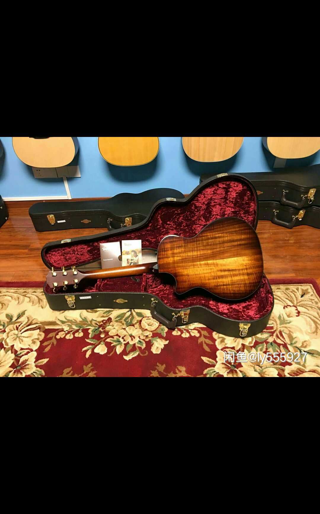 泰勒taylork24ce全单电箱木吉他