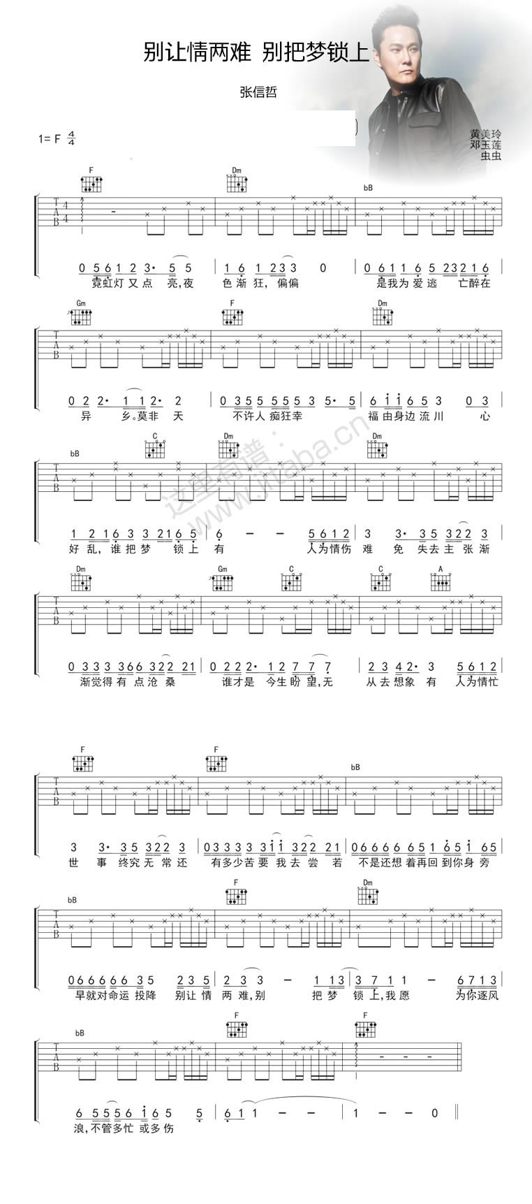 >> >> 张信哲 >>别让情两难 张信哲范文芳