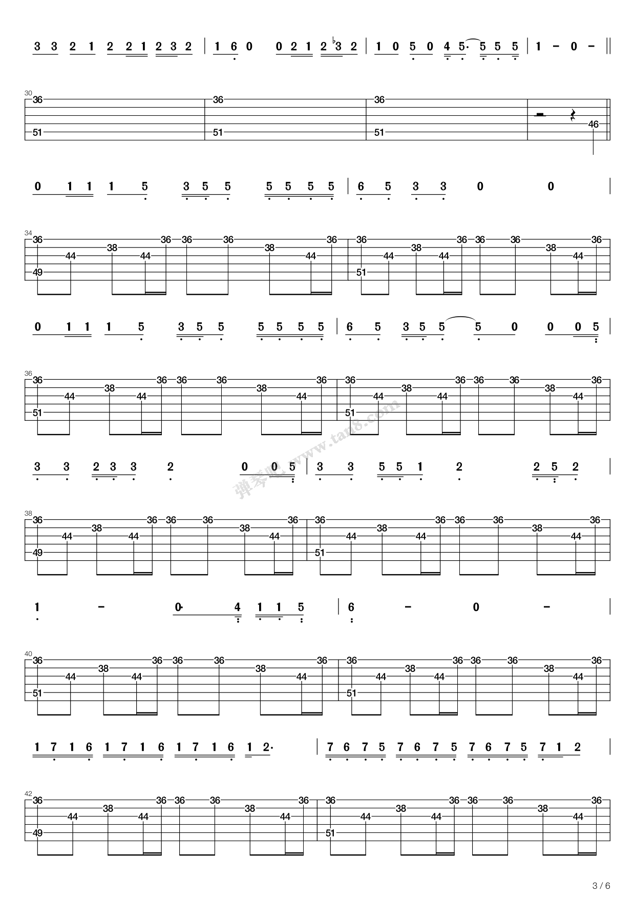 last dance(bigbang 吉他谱-虫虫吉他谱免费下载