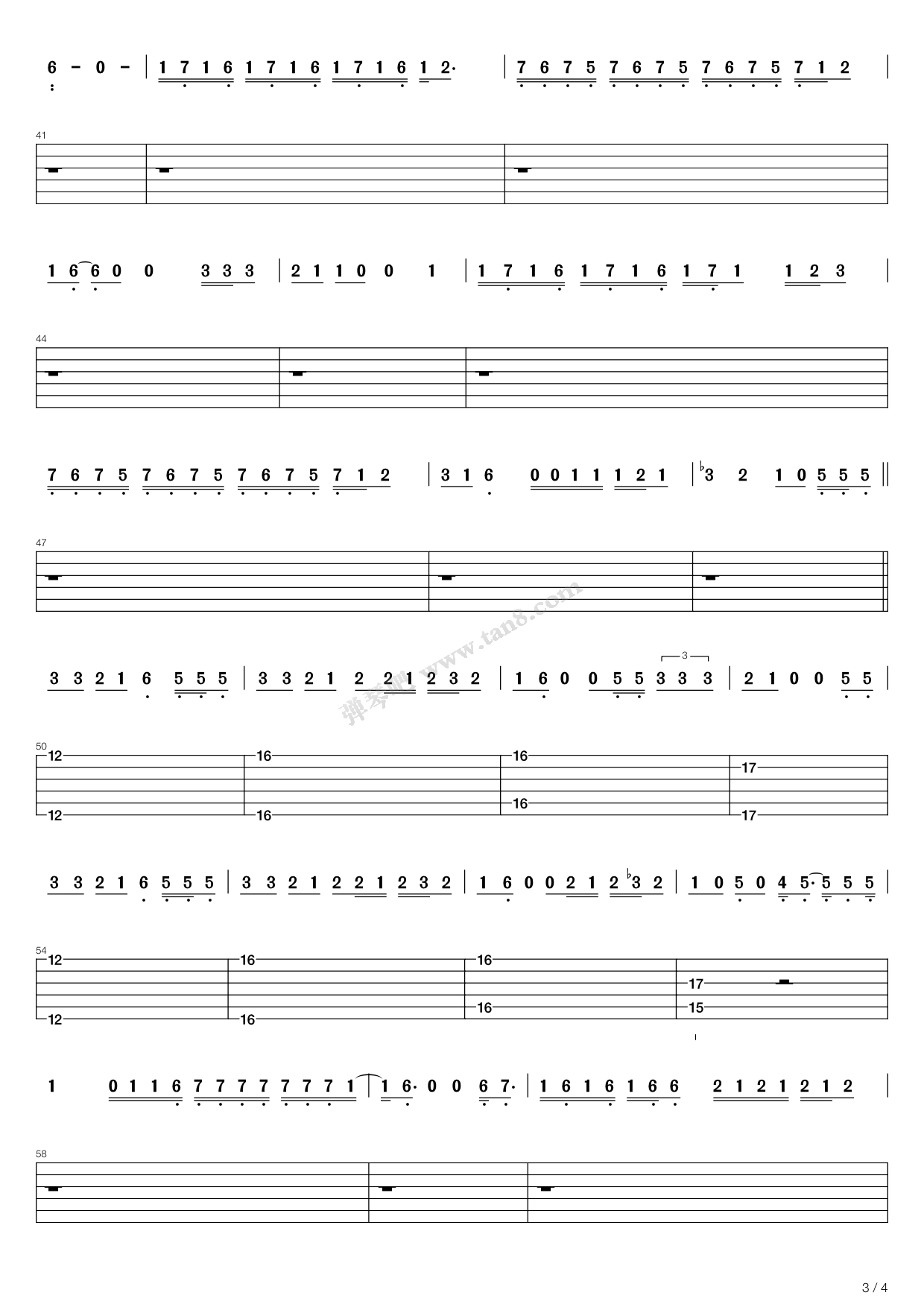 last dance(bigbang 吉他谱-虫虫吉他谱免费下载