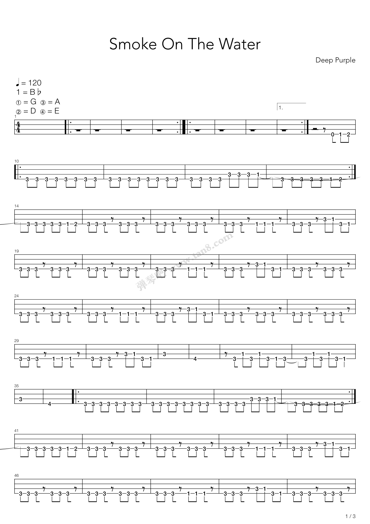 eye-water-进击的巨人OST-钢琴谱文件（五线谱、双手简谱、数字谱、Midi、PDF）免费下载