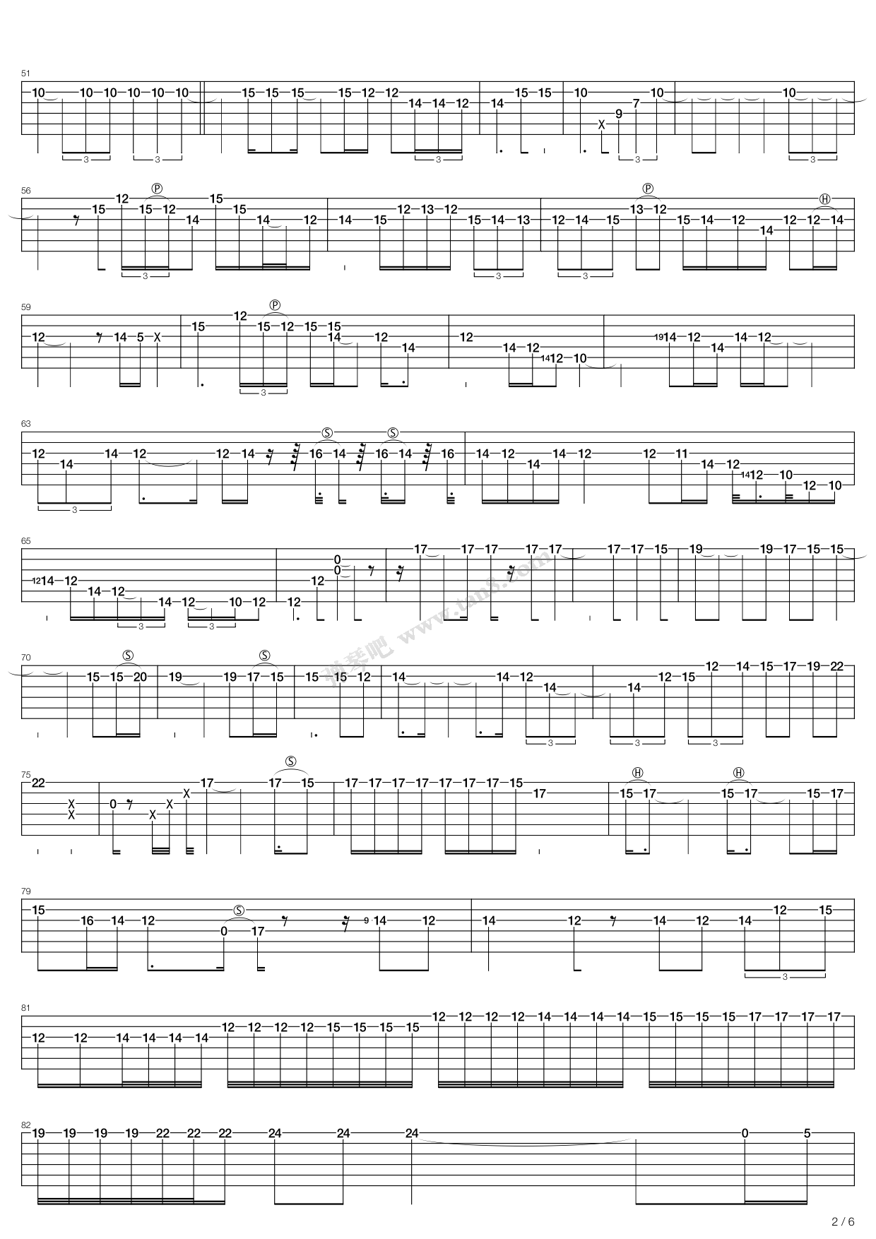 《史蒂夫范《上帝的爱》》,史蒂夫范(六线谱 吉他谱吉他谱 第2页