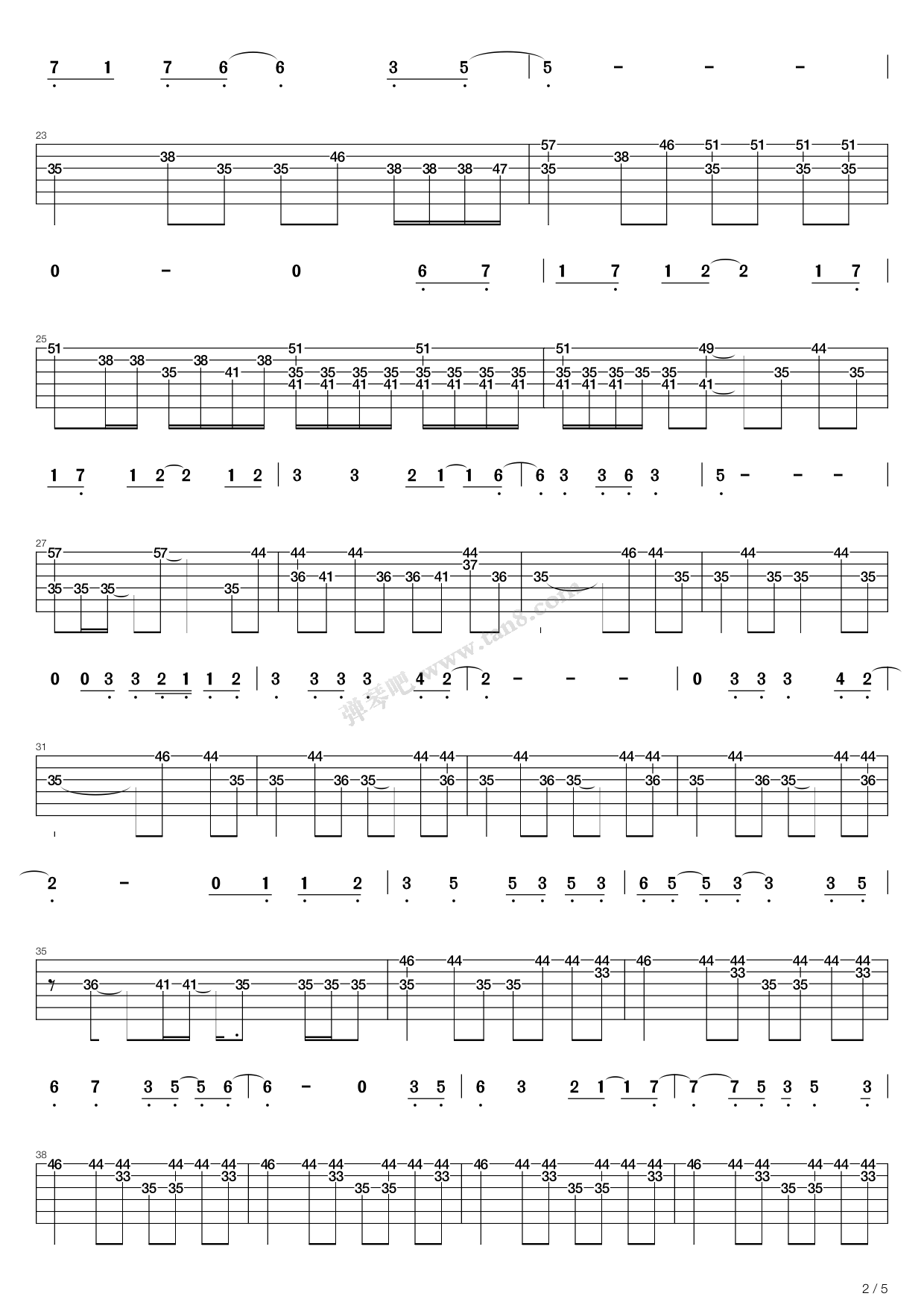 昨日重现yesterday once more(e调吉他弹唱版) 吉他谱-虫虫吉他谱免费