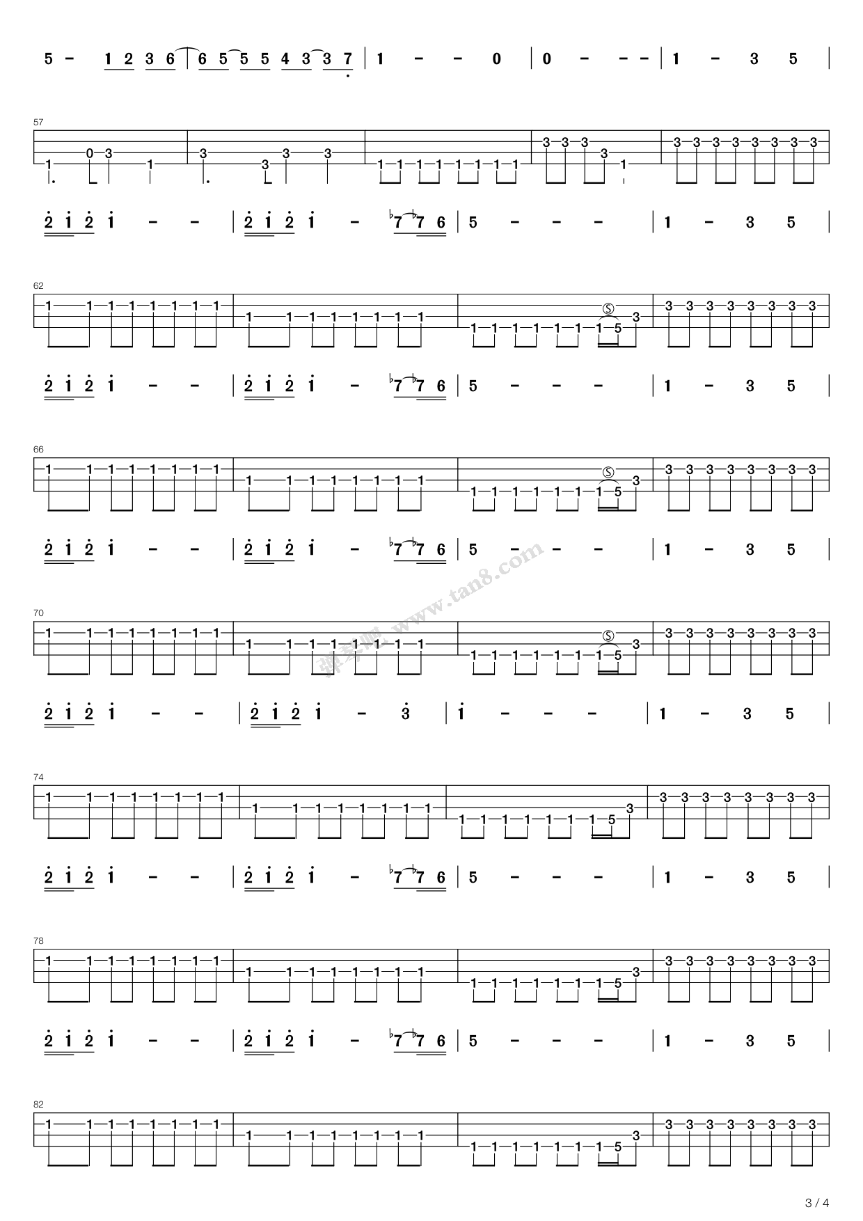 Hey Jude sheet music for guitar ensemble (PDF)