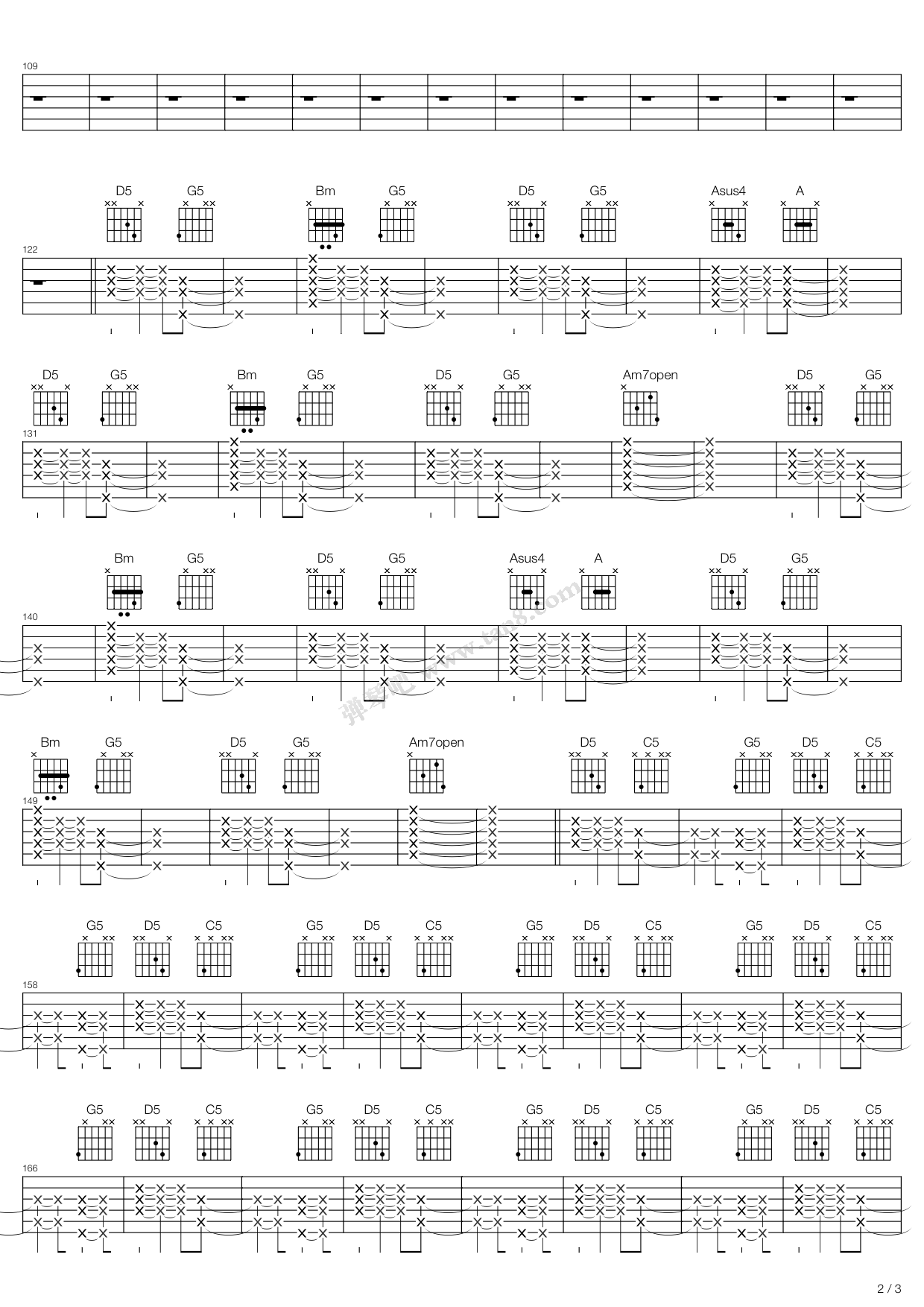 《on the way》,jack thammarat(六线谱 吉他谱吉他谱 第16页