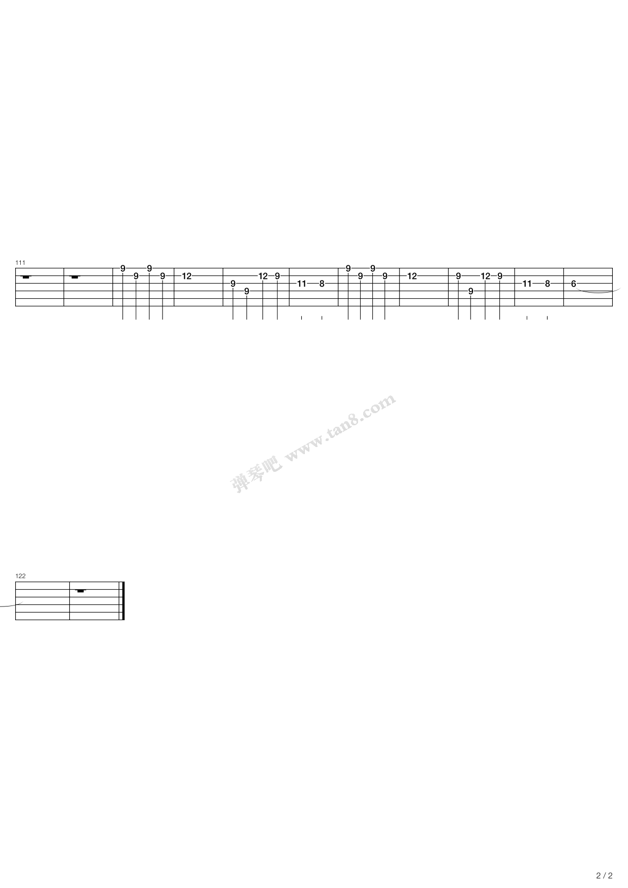 活火山 吉他谱-虫虫吉他谱免费下载