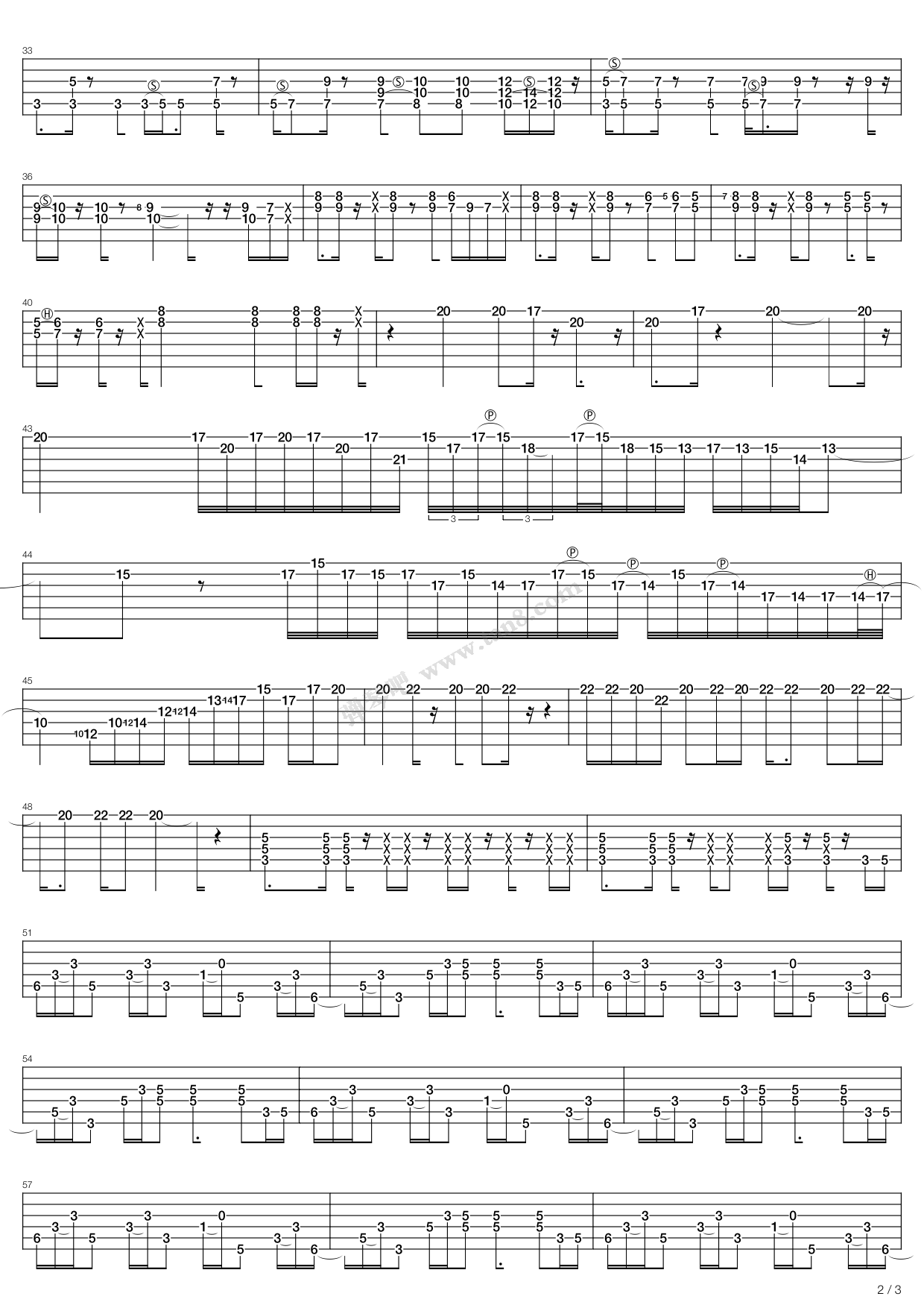 starry night 吉他谱-虫虫吉他谱免费下载