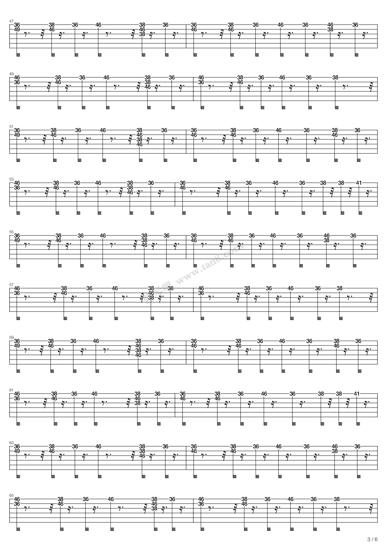 jerryc(张逸帆)-no more distance混音谱 吉他谱-虫虫吉他谱免费下载