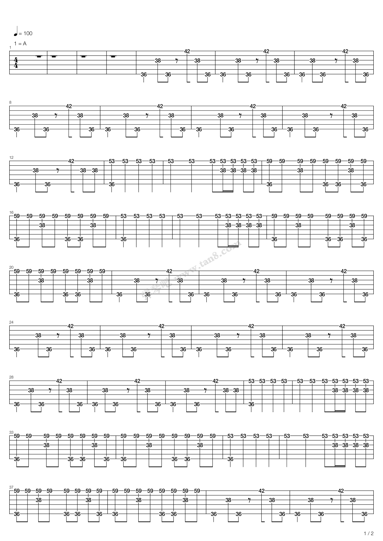 (the)披头士乐队 - in my life (3)》,beatles披头士乐队(六线谱 吉他