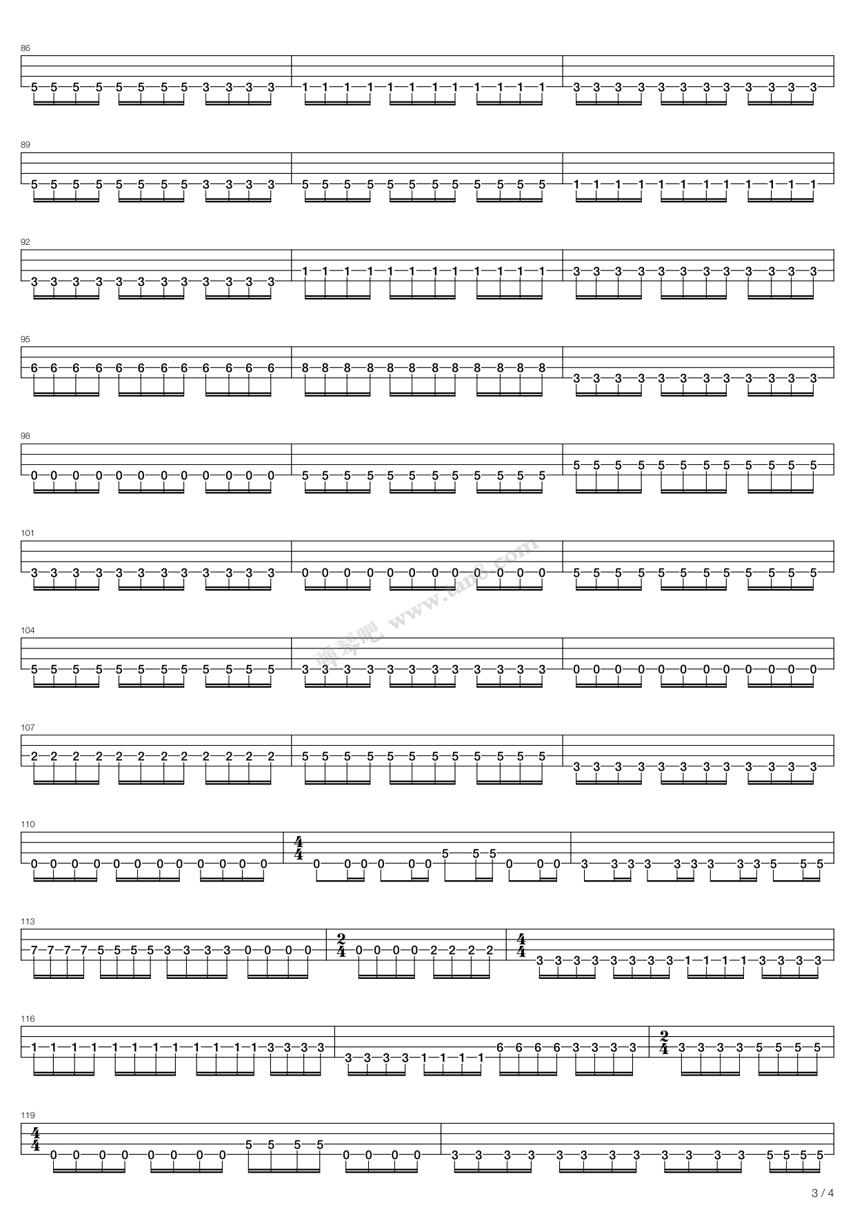 the ruins of my life 吉他谱-虫虫吉他谱免费下载