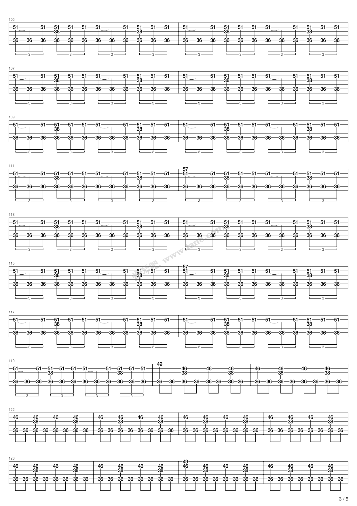 《black sheep》,sonata arctica(六线谱 吉他谱吉他谱 第10页