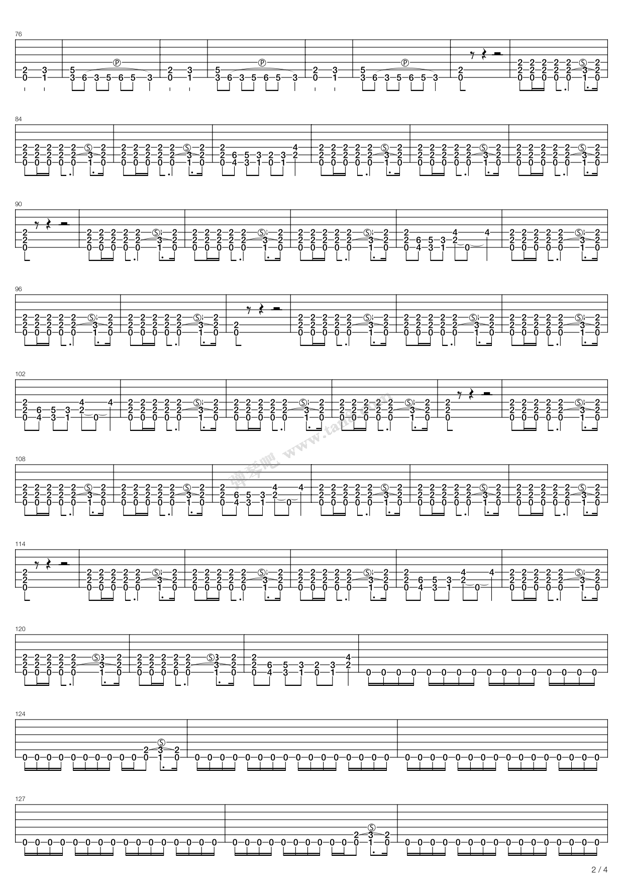 tenebrarum oratorium 吉他谱-虫虫吉他谱免费下载