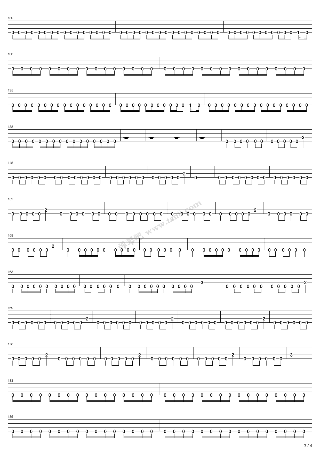 tenebrarum oratorium 吉他谱-虫虫吉他谱免费下载