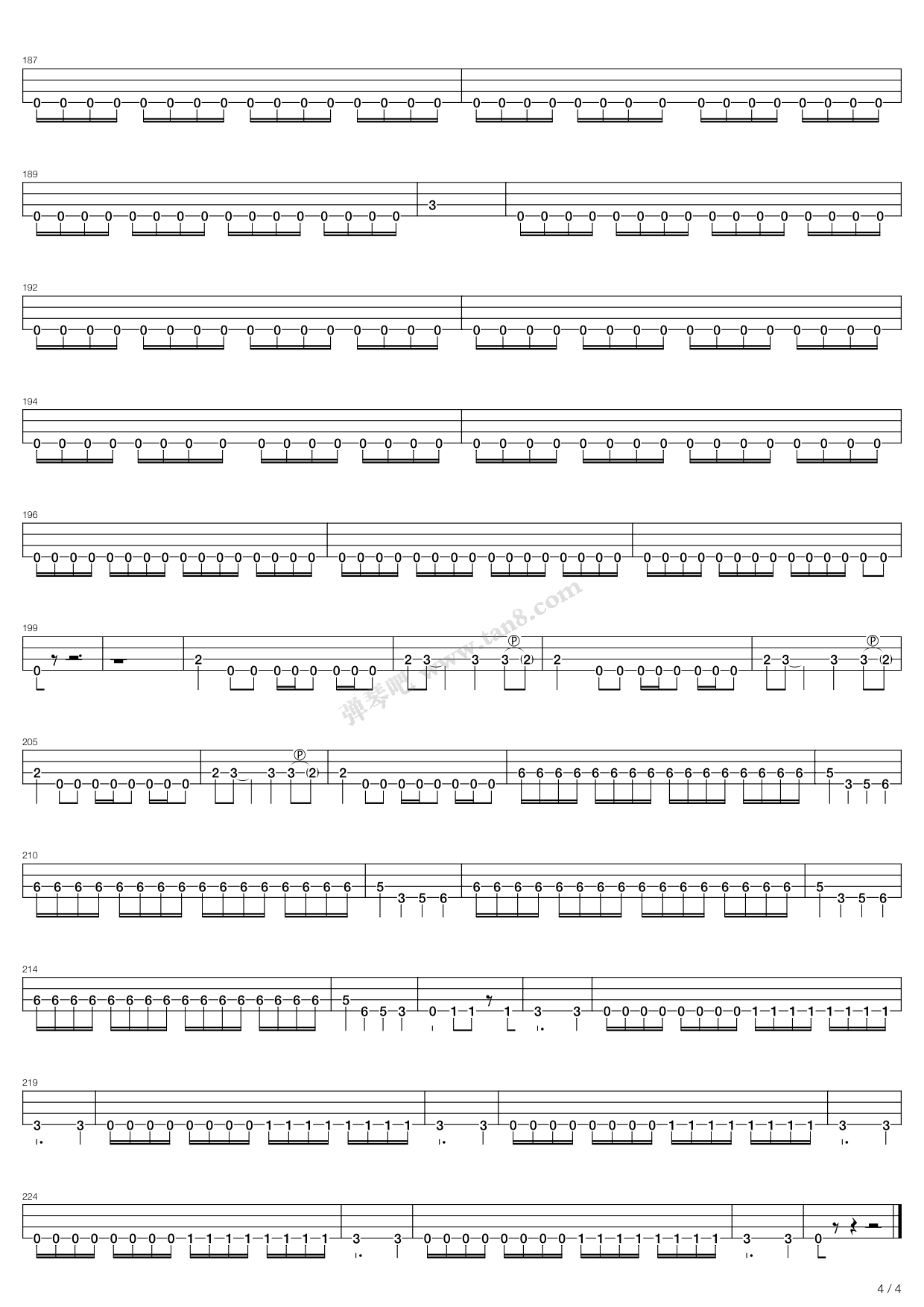 tenebrarum oratorium 吉他谱-虫虫吉他谱免费下载