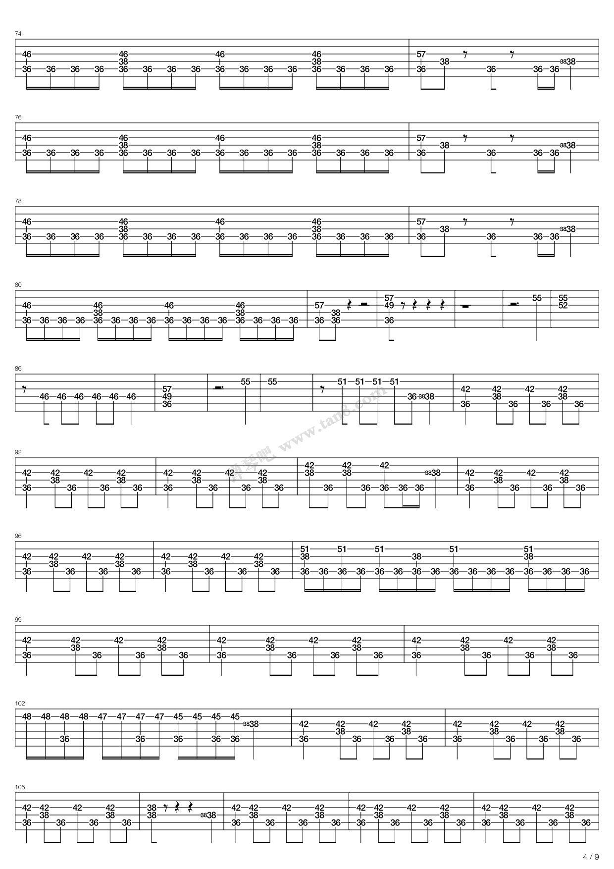 tenebrarum oratorium 吉他谱-虫虫吉他谱免费下载