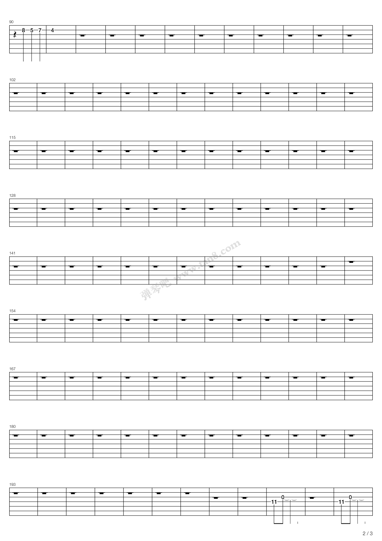 tenebrarum oratorium 吉他谱-虫虫吉他谱免费下载