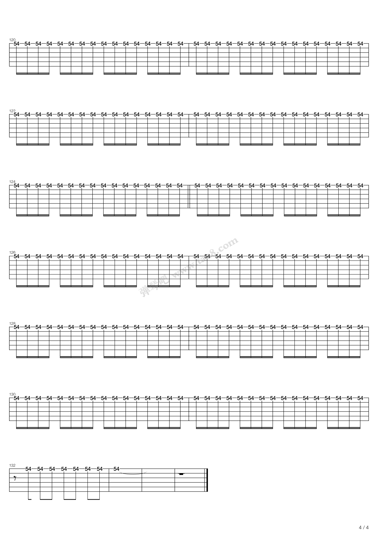 《round and round》,larc～en～ciel(六线谱 吉他谱吉他谱 第23页