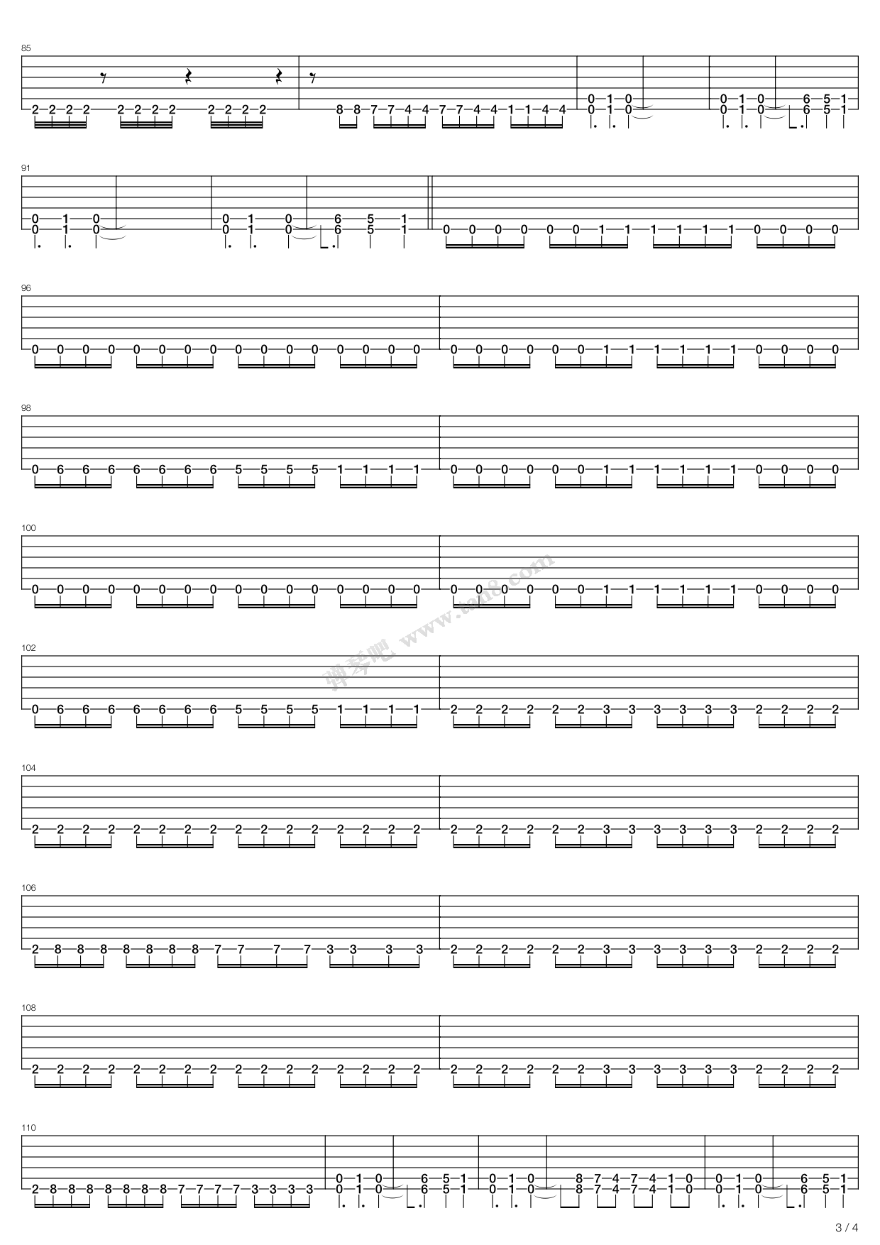 《rust》,miss may i(六线谱 吉他谱吉他谱 第7页