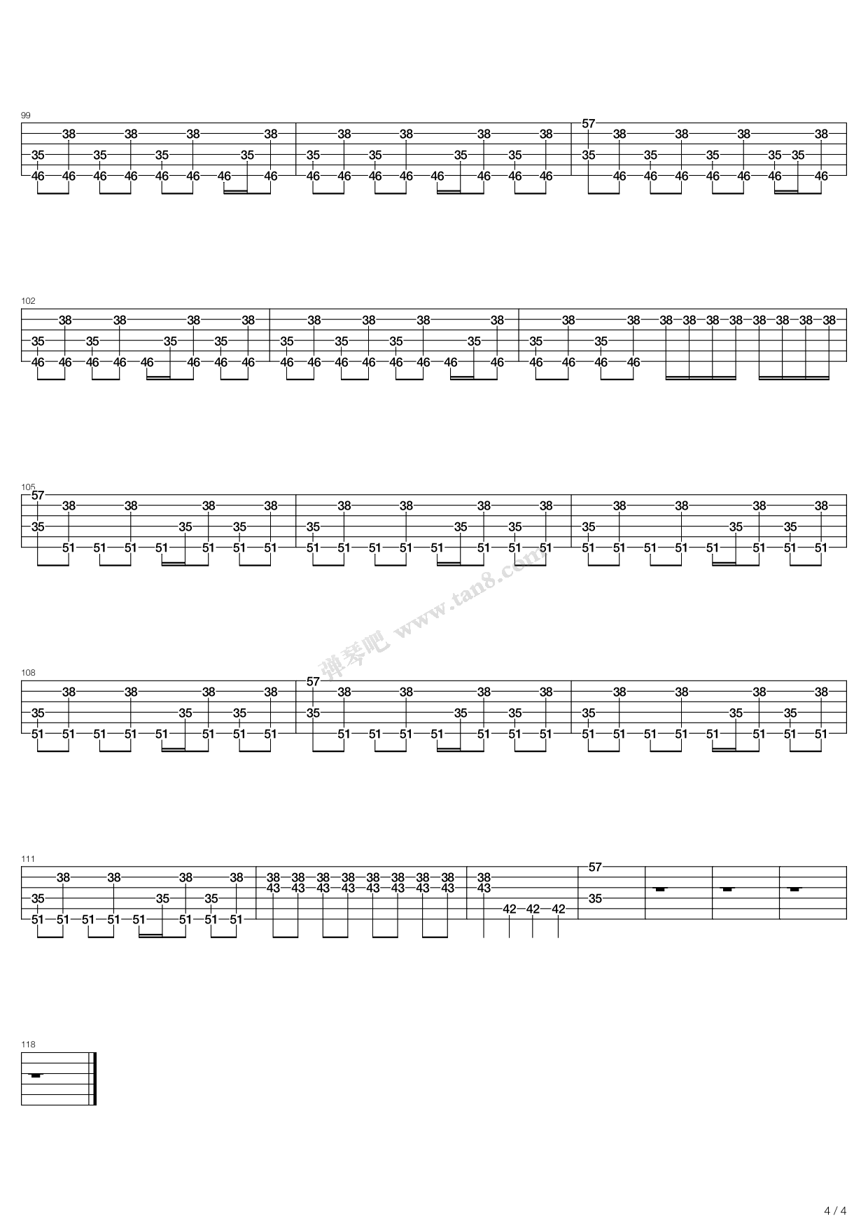 dammit i changed again 吉他谱-虫虫吉他谱免费下载