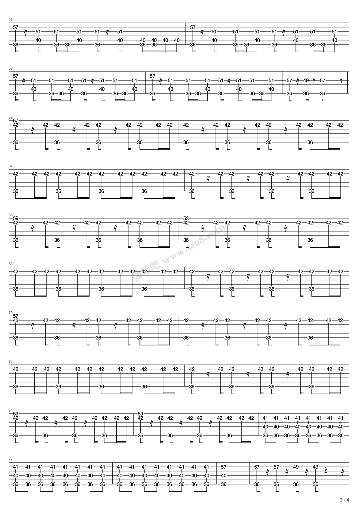 《dynamite》,mcfly(六线谱 吉他谱吉他谱 第16页