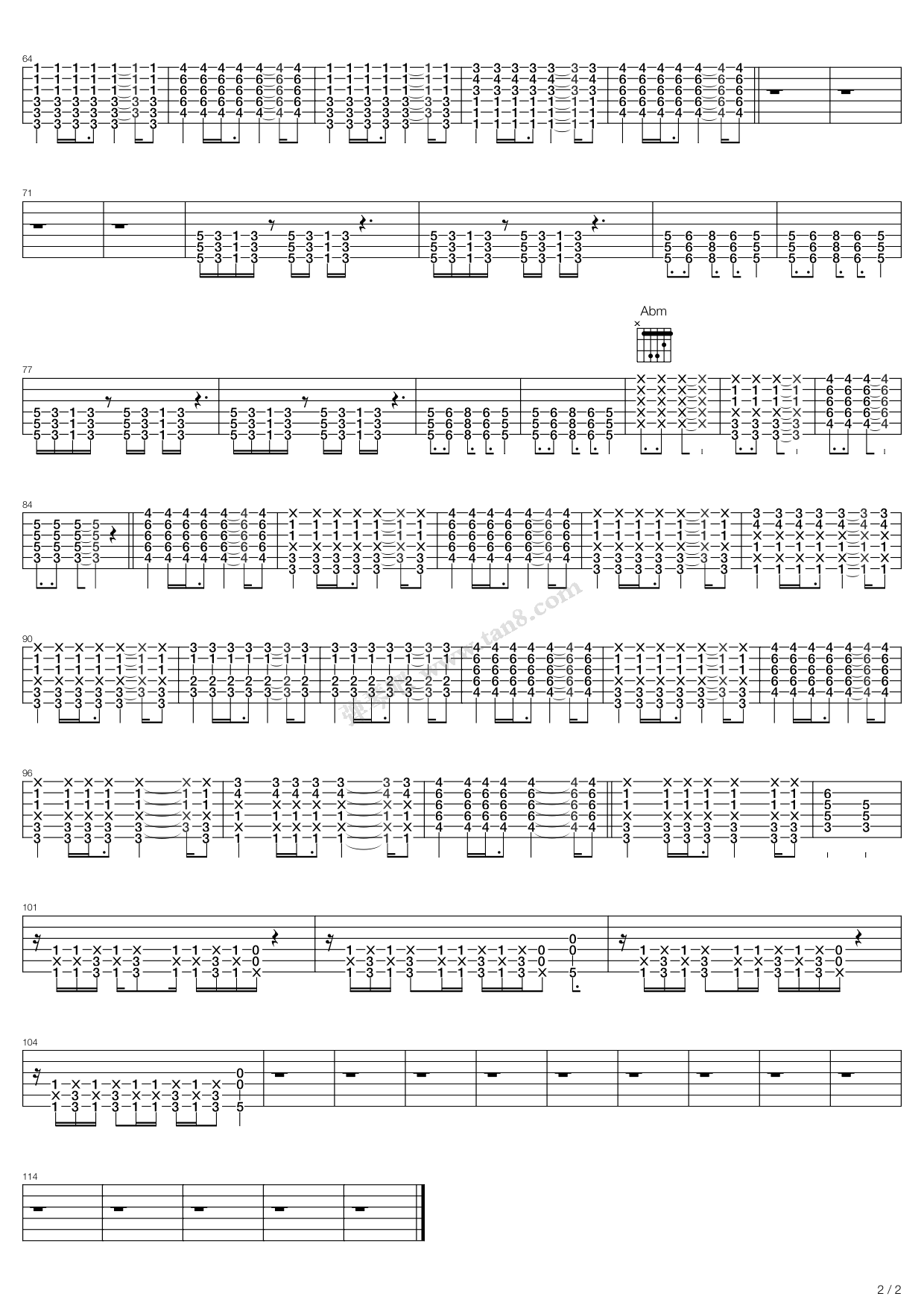 cloud nine 吉他谱-虫虫吉他谱免费下载