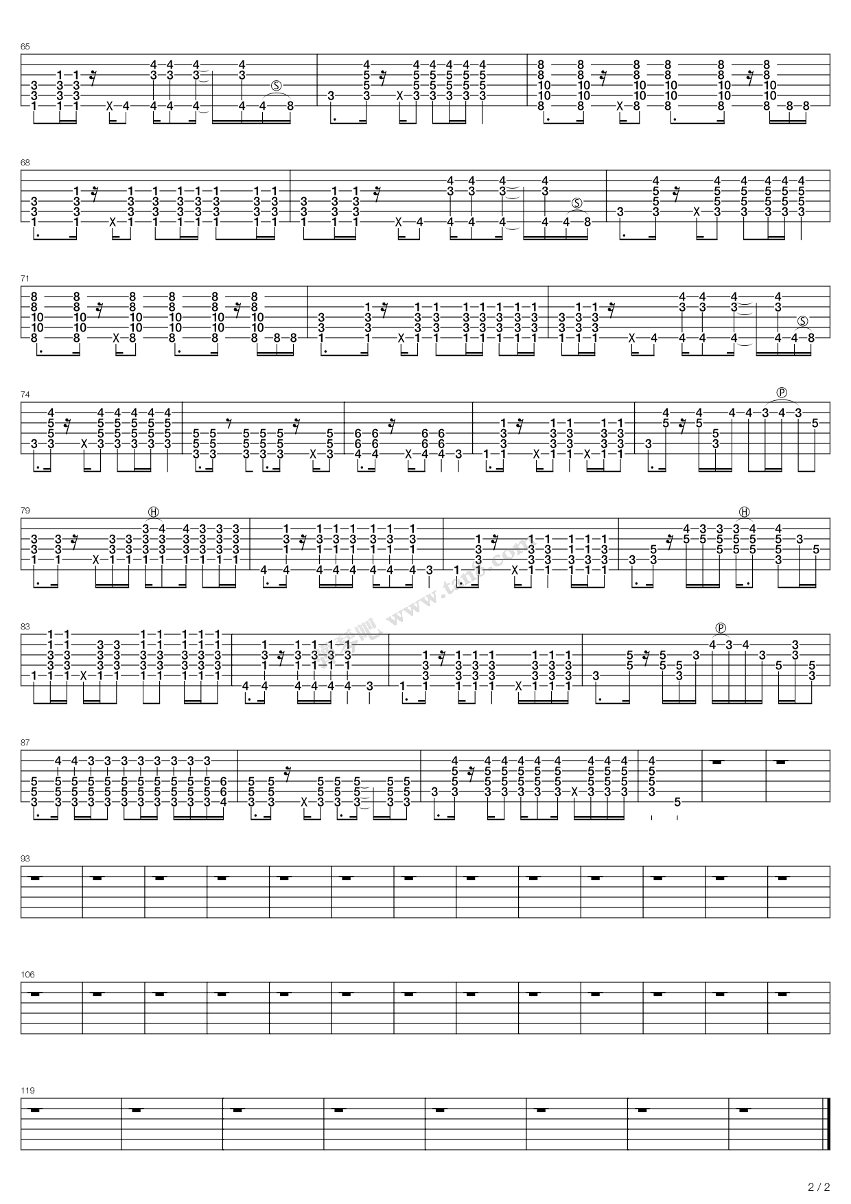 《the forgotten》,joe satriani(六线谱 吉他谱吉他谱 第13页