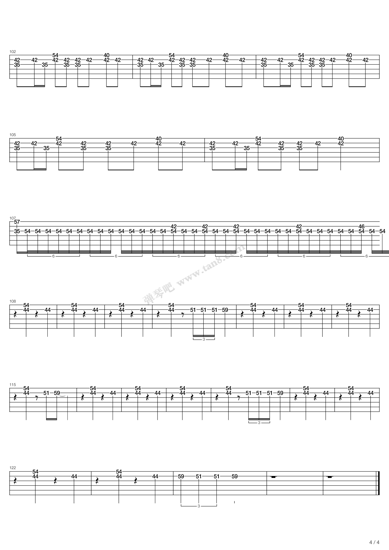 《the forgotten》,joe satriani(六线谱 吉他谱吉他谱 第19页