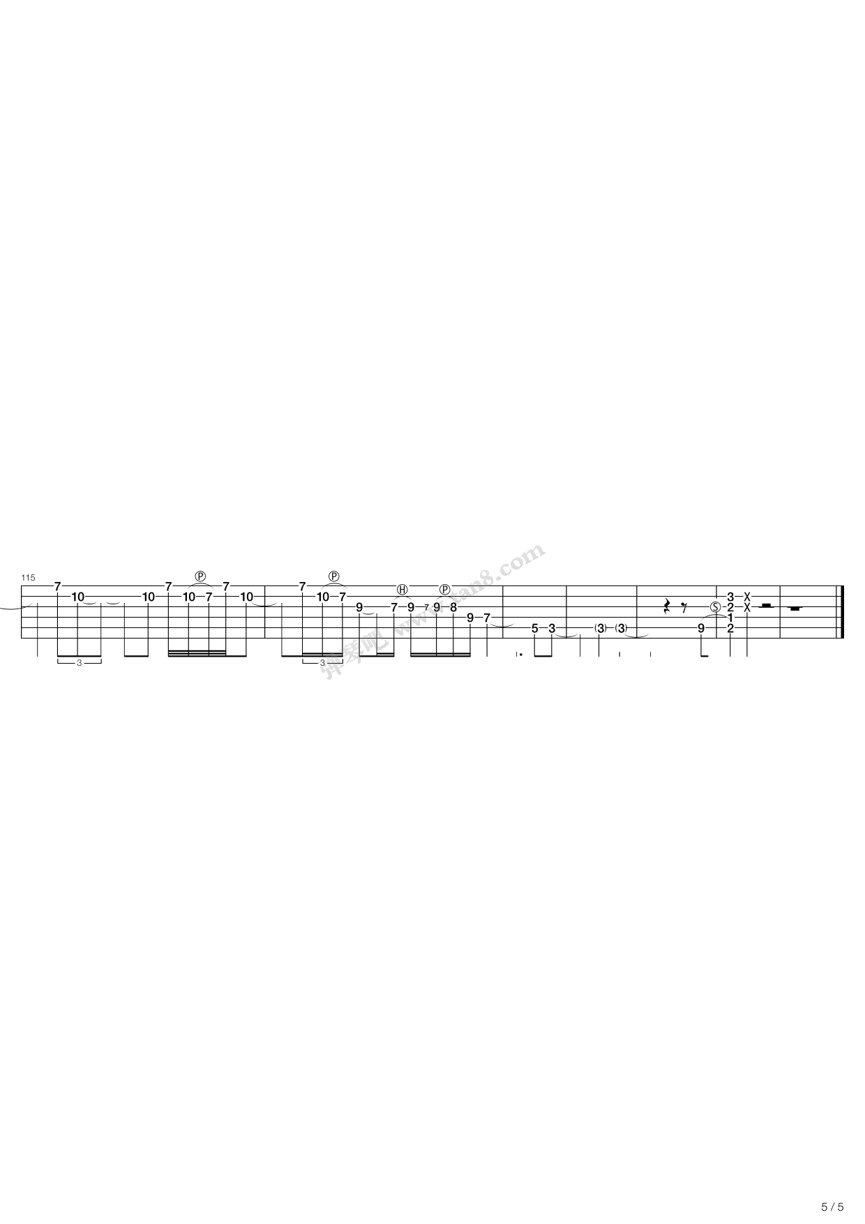 《Red House》,Joe Satriani（六线谱 调六线吉他谱虫虫吉他谱免费下载