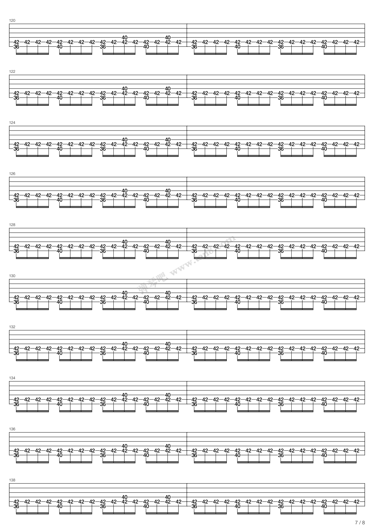 《ceremony》,joy division(六线谱 吉他谱吉他谱 第16页