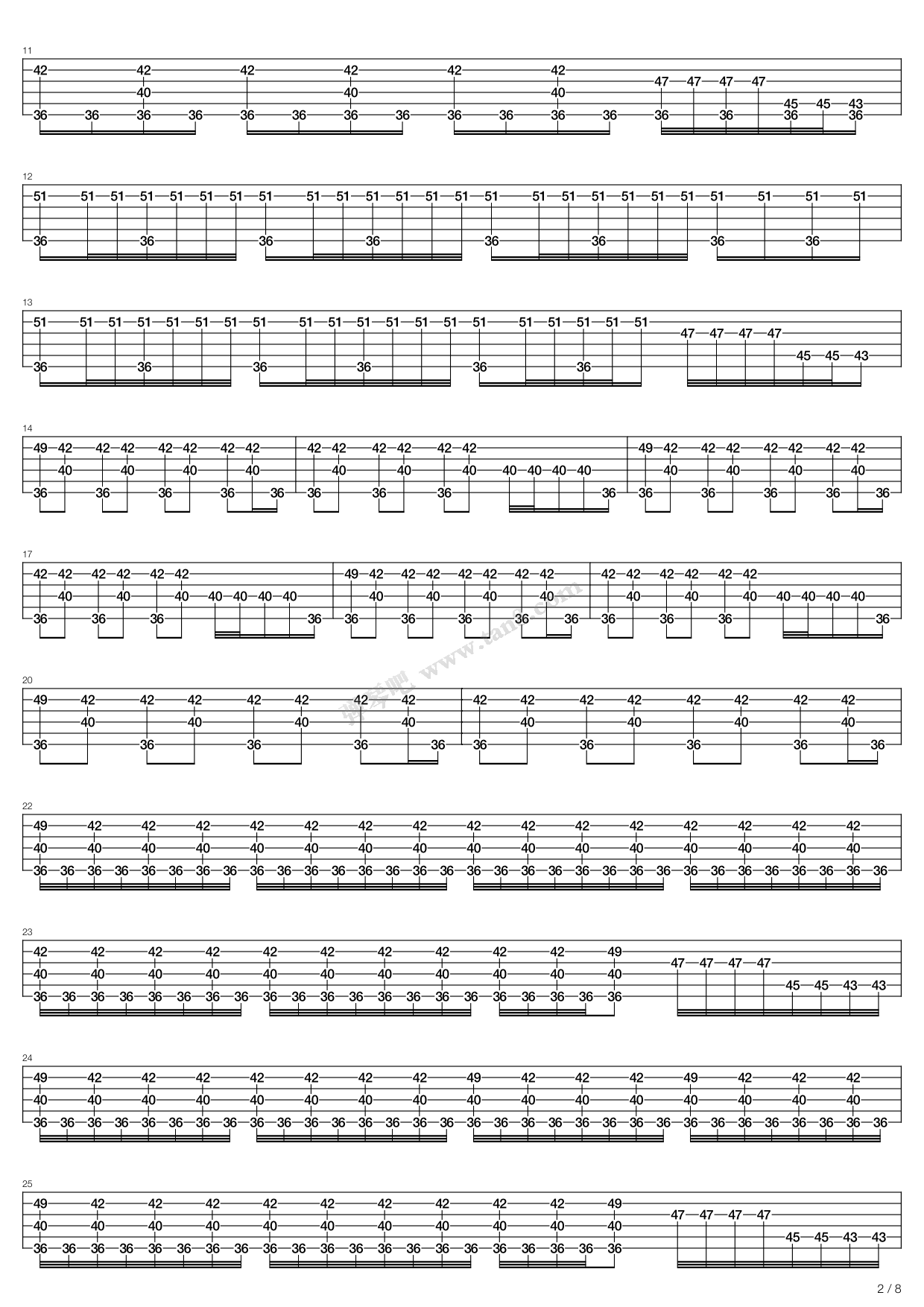 《wolves》,marduk(六线谱 吉他谱吉他谱 第10页