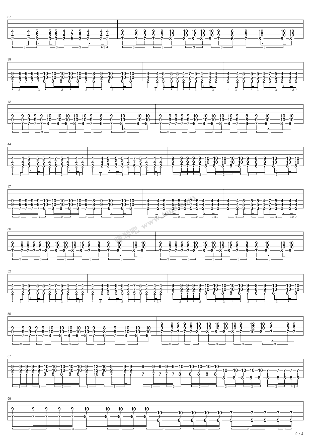 《wolves》,marduk(六线谱 吉他谱吉他谱 第6页