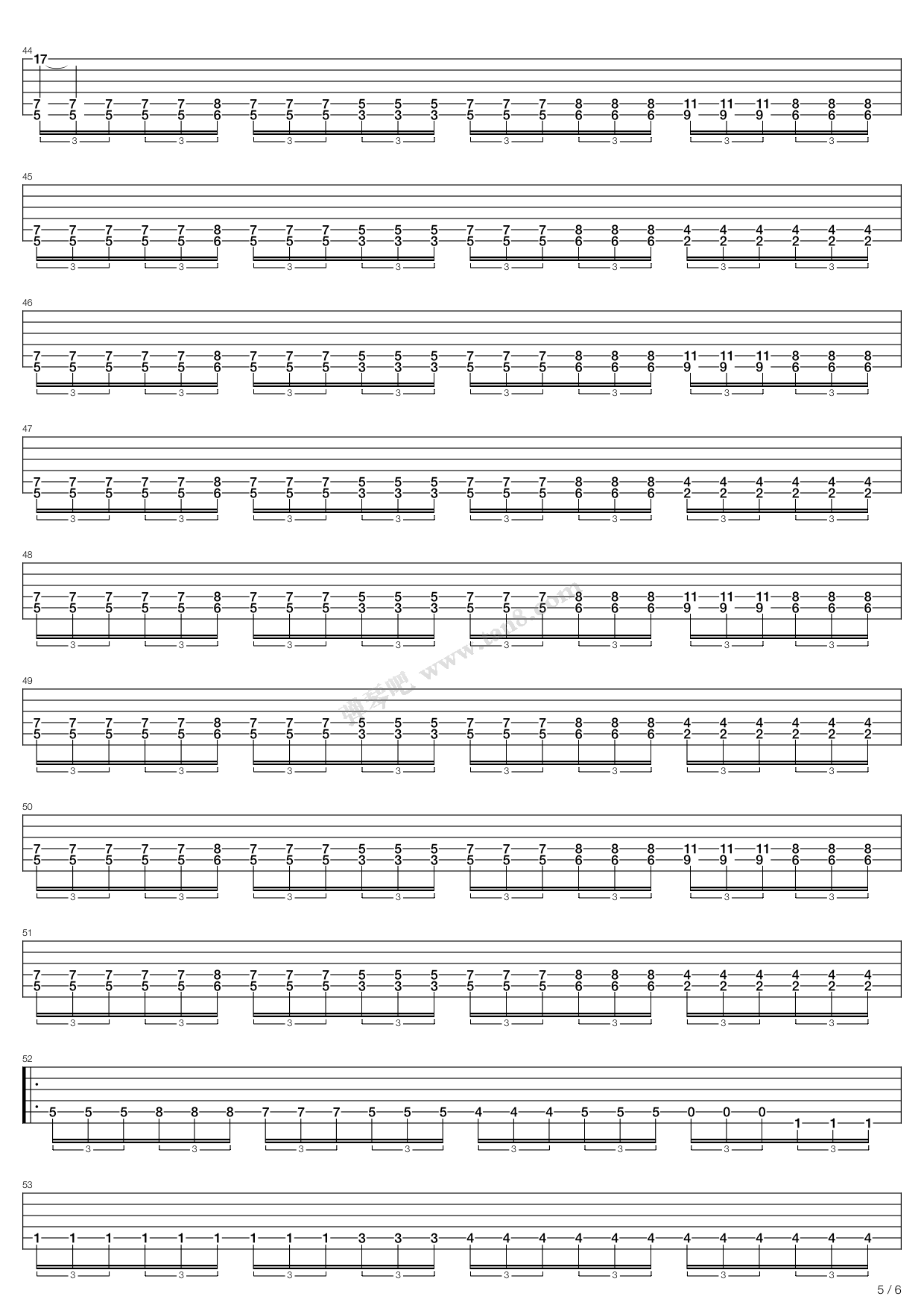 cloven hoof 吉他谱-虫虫吉他谱免费下载